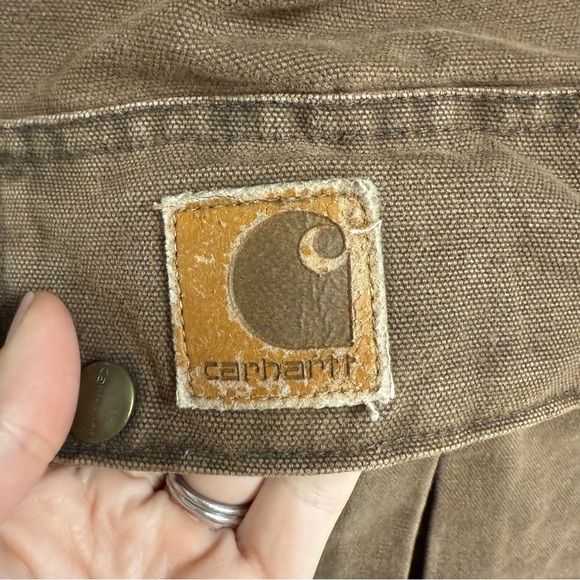Vintage Carhartt Barn Coat – Brown Duck Canvas, Corduroy Collar, 3XL (CB2582) - Picture 13 of 16